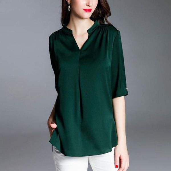 women's blouses & shirts 2021 spring fashion blouse autumn half sleeve chiffon shirt v-neck casual plus size -5xl loose female, White
women's blouses & shirts 2021 spring fashion blouse autumn half sleeve chiffon shirt v-neck casual plus size -5xl loose female, White