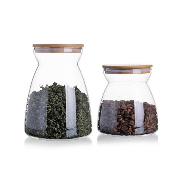 storage bottles & jars kitchen grain tank food sealed can transparent glass coffee beans jar tea with bamboo lid supplies
storage bottles & jars kitchen grain tank food sealed can transparent glass coffee beans jar tea with bamboo lid supplies