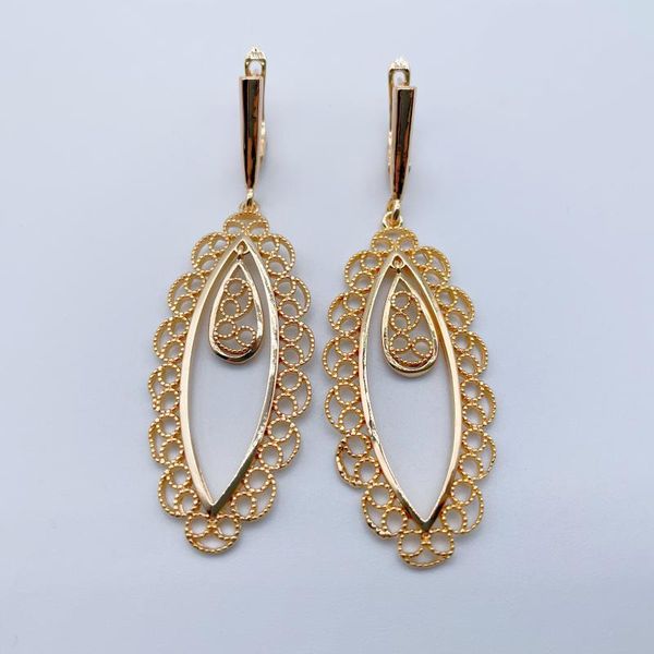 dangle & chandelier long 585 gold color office style fashion dangling earring women cut out hollow caved party ethnic jewelry, Silver
dangle & chandelier long 585 gold color office style fashion dangling earring women cut out hollow caved party ethnic jewelry, Silver
