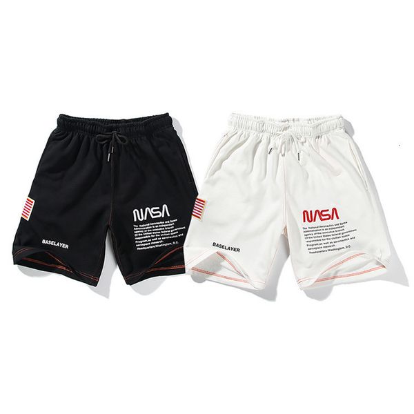 shorts summer men's beach sports casual capris nasa loose pants, White;black
shorts summer men's beach sports casual capris nasa loose pants, White;black