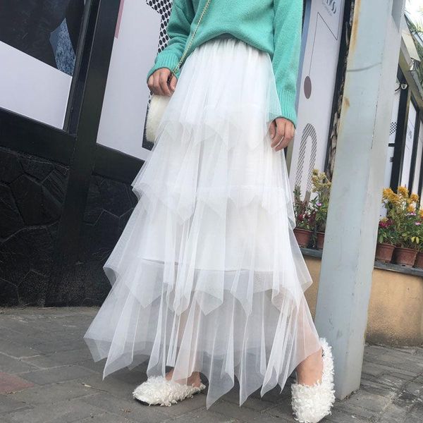skirts cake skirt mid length gauze female spring and summer korean student irregular fairy short, Black
skirts cake skirt mid length gauze female spring and summer korean student irregular fairy short, Black