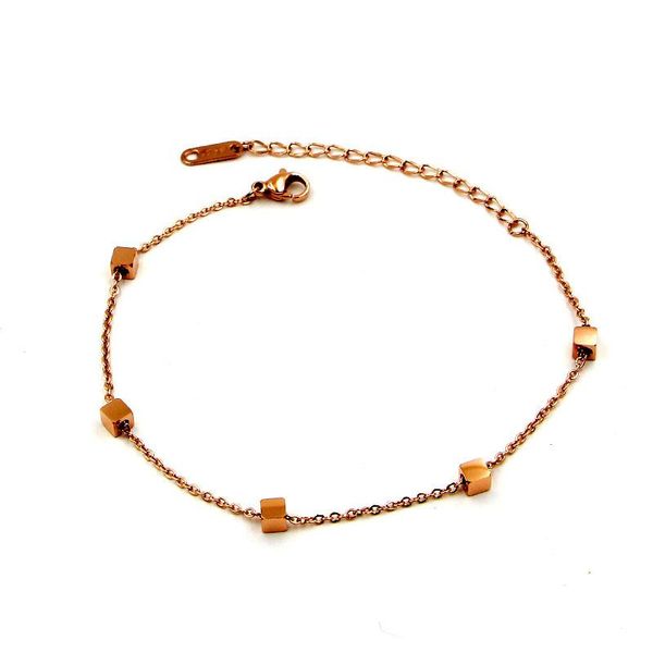 anklets martick five squares link chain for woman rose gold color summer foot jewelry ank6, Red;blue
anklets martick five squares link chain for woman rose gold color summer foot jewelry ank6, Red;blue