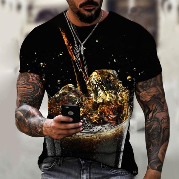 men's t-shirts fashion summer t-shirt drink food pattern 3d printing casual soft outdoor loose creative biezhi round neck shirt, White;black
men's t-shirts fashion summer t-shirt drink food pattern 3d printing casual soft outdoor loose creative biezhi round neck shirt, White;black