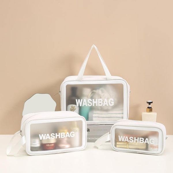 storage bags large-capacity pu leather cosmetic bag washing large capacity pvc frosted translucent portable
storage bags large-capacity pu leather cosmetic bag washing large capacity pvc frosted translucent portable