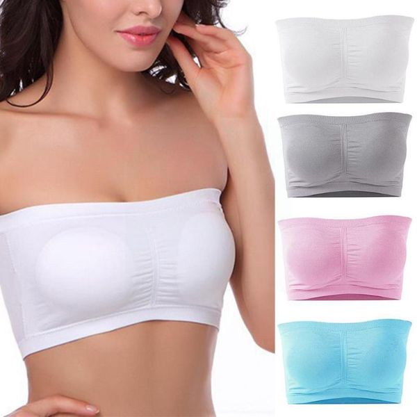 bustiers & corsets one piece seamless tube women invisible strapless bustier wrapped intimates chest breathable underwear z7m3, Black;white
bustiers & corsets one piece seamless tube women invisible strapless bustier wrapped intimates chest breathable underwear z7m3, Black;white