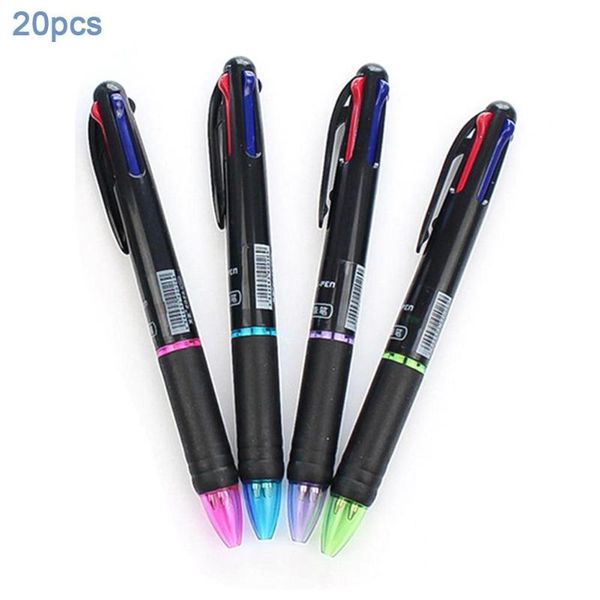 ballpoint pens 20 pcs 0.7mm 4-in-1 multicolor pen retractable ball point for office stationery school supplies students, Blue;orange
ballpoint pens 20 pcs 0.7mm 4-in-1 multicolor pen retractable ball point for office stationery school supplies students, Blue;orange