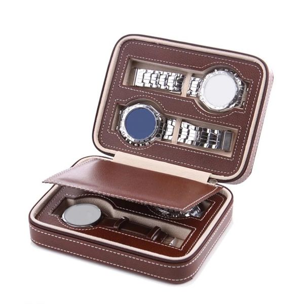 watch boxes & cases 2/4/8 grids display storage box case tray zippered travel collector faux leather, Black;blue
watch boxes & cases 2/4/8 grids display storage box case tray zippered travel collector faux leather, Black;blue