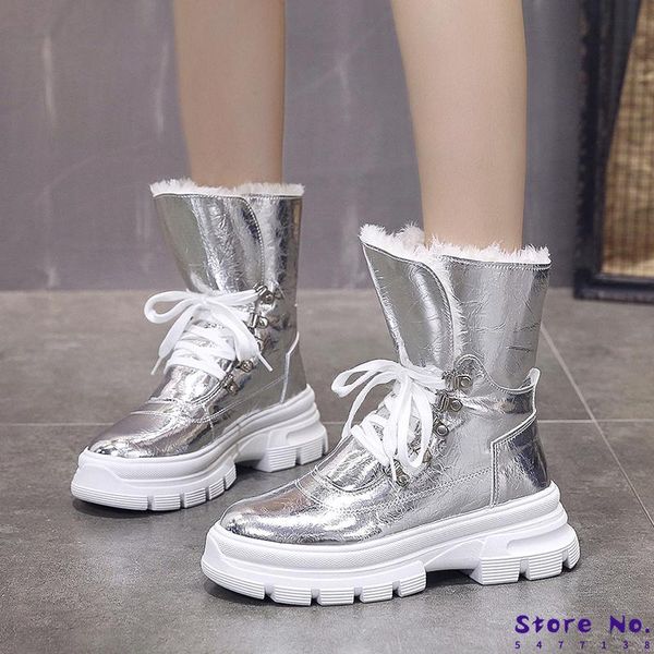 boots black silver lace up snow women waterproof thicken plush warm winter shoes woman cotton padded platform botas mujer
boots black silver lace up snow women waterproof thicken plush warm winter shoes woman cotton padded platform botas mujer