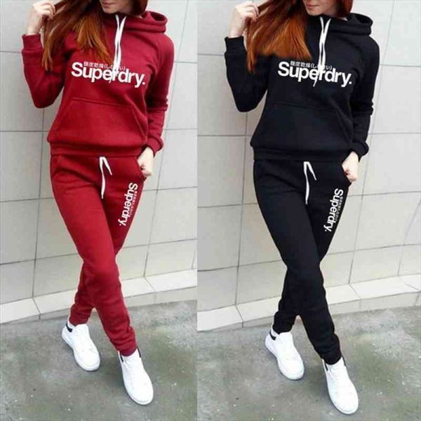 two piece set tracksuit women hooded sweatshirt pants sets sportswear suit casual hoodies with pockets female fashion, White
two piece set tracksuit women hooded sweatshirt pants sets sportswear suit casual hoodies with pockets female fashion, White