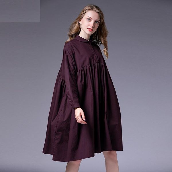 casual dresses autumn winter long loose shirt dress women 2021 ladylong sleeve black red color vintage plus size vestido xl-5xl, Black;gray
casual dresses autumn winter long loose shirt dress women 2021 ladylong sleeve black red color vintage plus size vestido xl-5xl, Black;gray