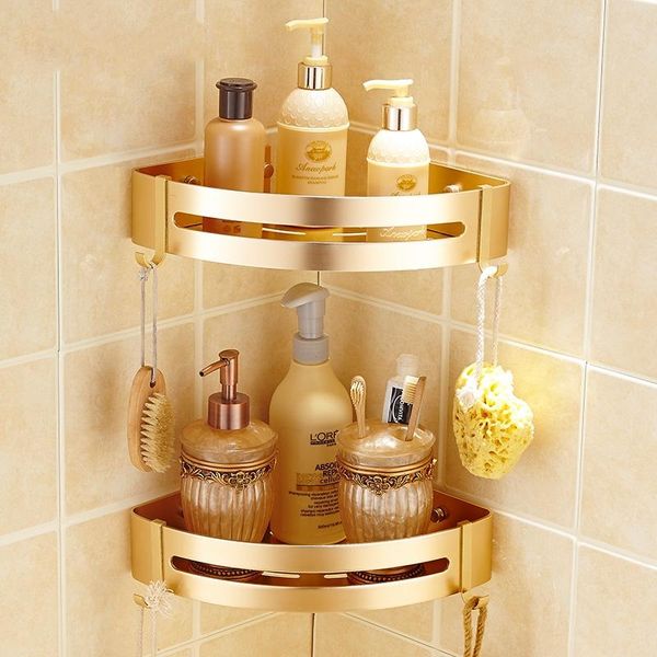 bathroom shelves golden wall-mounted washstand triangle storage basket non-perforated wall shelf shower organizer accessories
bathroom shelves golden wall-mounted washstand triangle storage basket non-perforated wall shelf shower organizer accessories