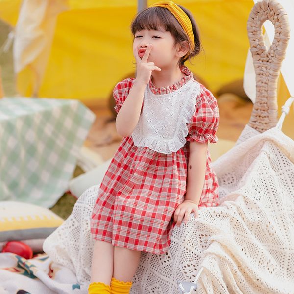 2021 childrenswear summer puff sleeve girls dress plaid princess dress sleeve children dress girl, Red;yellow
2021 childrenswear summer puff sleeve girls dress plaid princess dress sleeve children dress girl, Red;yellow
