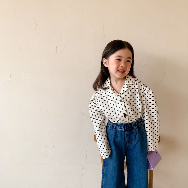girls blouses clothes baby spring shirts toddler infant dot print tees loose 1-7 years kids cotton shirts single-breasted, White;black
girls blouses clothes baby spring shirts toddler infant dot print tees loose 1-7 years kids cotton shirts single-breasted, White;black
