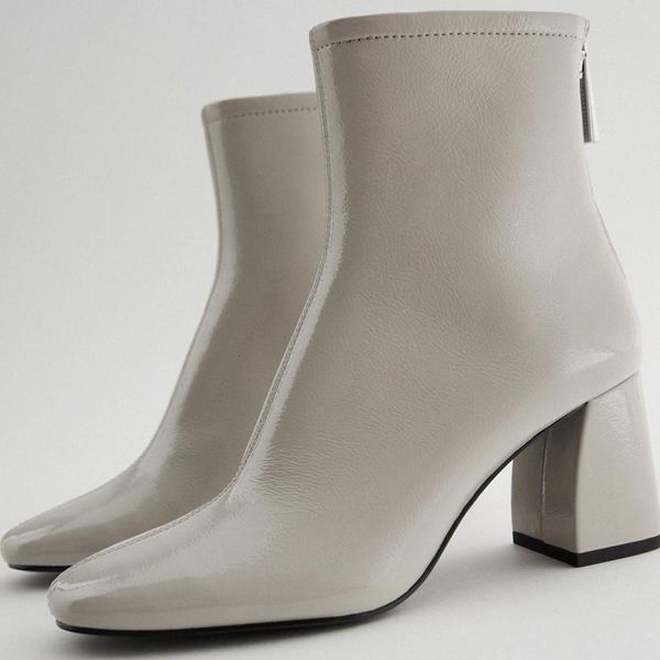 boots autumn winter fashion women temperament high-heeled shoes gray square toe nude mujer femme zapatos, Black
boots autumn winter fashion women temperament high-heeled shoes gray square toe nude mujer femme zapatos, Black