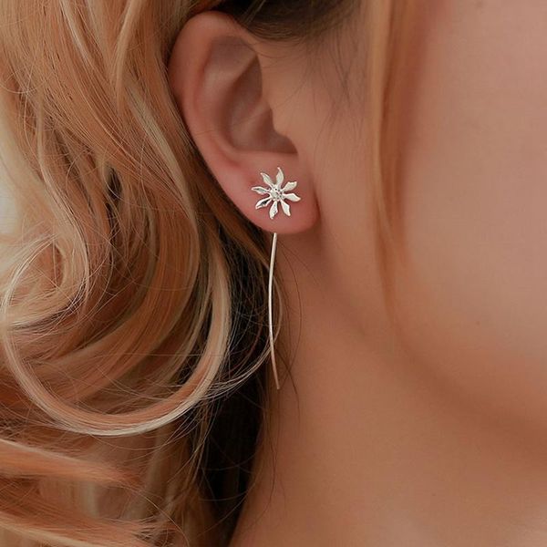 dangle & chandelier korea simple earrings long tassel rhinestone snowflake women's fashion crystal jewelry, Silver
dangle & chandelier korea simple earrings long tassel rhinestone snowflake women's fashion crystal jewelry, Silver