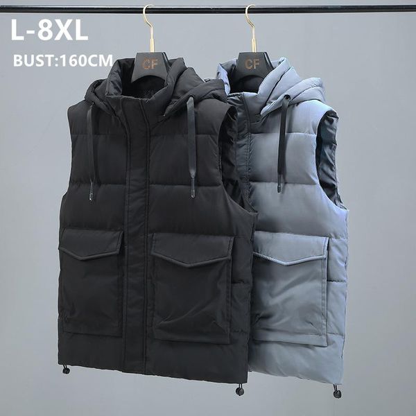 men's vests men winter sleeveless jacket cargo man hoodies thick camouflage clothing plus size 6xl 7xl 8xl 9xl mens waistcoat, Black;white
men's vests men winter sleeveless jacket cargo man hoodies thick camouflage clothing plus size 6xl 7xl 8xl 9xl mens waistcoat, Black;white
