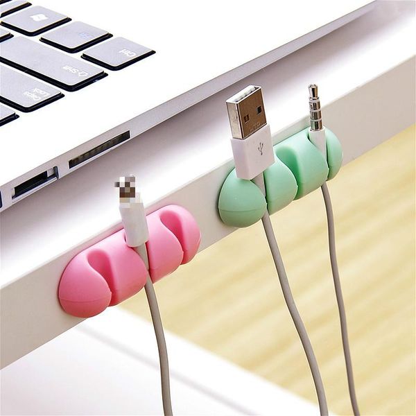 cable organizer silicone usb winder desktidy management clips holder for mouse headphone wire hooks & rails
cable organizer silicone usb winder desktidy management clips holder for mouse headphone wire hooks & rails