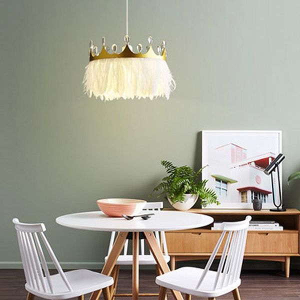 pendant lamps crown crystal feather chandelier light deluxe living room decorate modern children's with warm
pendant lamps crown crystal feather chandelier light deluxe living room decorate modern children's with warm