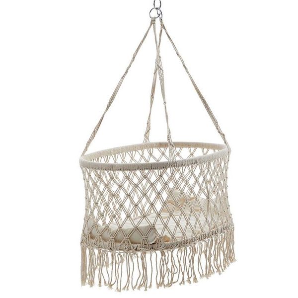 cotton rope tassel hammock chair swing children rocking sleep bed indoor outdoor hanging sest child seat camp furniture
cotton rope tassel hammock chair swing children rocking sleep bed indoor outdoor hanging sest child seat camp furniture