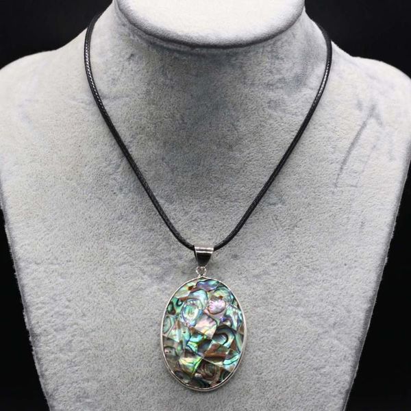 pendant necklaces natural abalone shell necklace fashion oval temperament for women men casual charm jewelry gifts 30x42 mm, Silver
pendant necklaces natural abalone shell necklace fashion oval temperament for women men casual charm jewelry gifts 30x42 mm, Silver