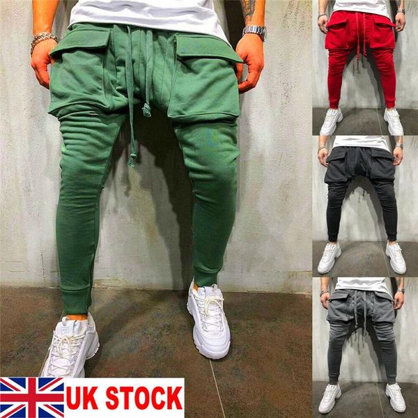 men's pants fashion mens jogger track combat jogging trousers bottoms sweatpant, Black
men's pants fashion mens jogger track combat jogging trousers bottoms sweatpant, Black