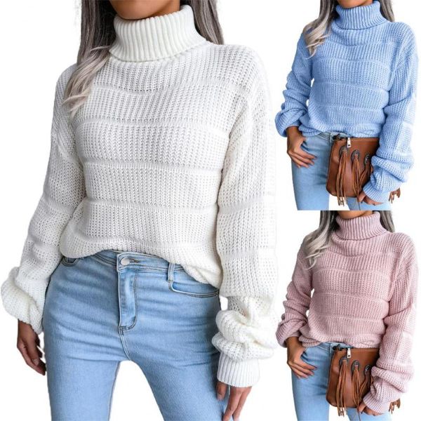 women's sweaters high collar women sweater long sleeve acrylic fiber trendy classic pullover for work, White;black
women's sweaters high collar women sweater long sleeve acrylic fiber trendy classic pullover for work, White;black