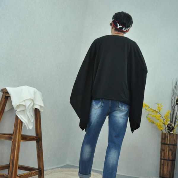 original spring and autumn new alternative fashion loose long-sleeved t-shirt korean men's tide card large size bat shirt host, White;black
original spring and autumn new alternative fashion loose long-sleeved t-shirt korean men's tide card large size bat shirt host, White;black
