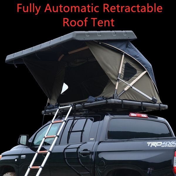 fully automatic roof tent, remote control electric hydraulic open ultra-thin soft abs shell large space and low wind resistance
fully automatic roof tent, remote control electric hydraulic open ultra-thin soft abs shell large space and low wind resistance