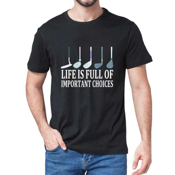 men's t-shirts graphic life is full of important choices golfing funny t-shirt fashion golf clubs tee gift top, White;black
men's t-shirts graphic life is full of important choices golfing funny t-shirt fashion golf clubs tee gift top, White;black
