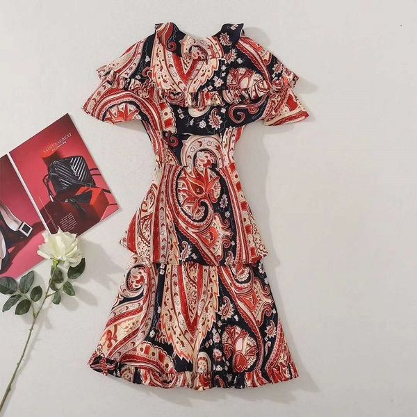 dresses summer fashion vintage women v-neck exquisite print cascading ruffle deco short sleeve a-line xl, Black;gray
dresses summer fashion vintage women v-neck exquisite print cascading ruffle deco short sleeve a-line xl, Black;gray