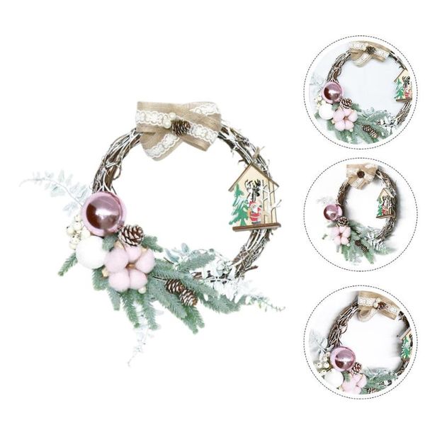 decorative flowers & wreaths 1pc christmas wreath adornment creative door garland home hanging decoration
decorative flowers & wreaths 1pc christmas wreath adornment creative door garland home hanging decoration