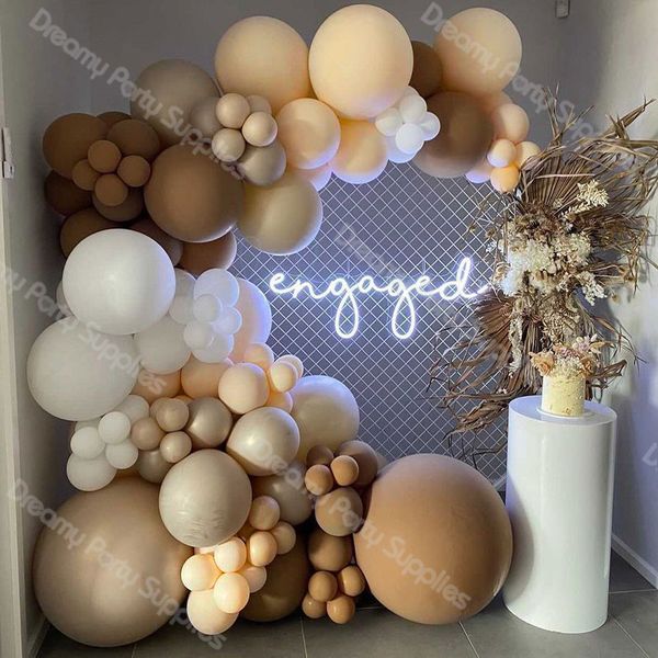 112pcs brown balloons arch kit cream peach nude latex balloon garland engagement anniversary baby shower party decor plies
112pcs brown balloons arch kit cream peach nude latex balloon garland engagement anniversary baby shower party decor plies