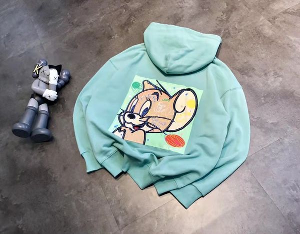 70% off new fashion couple age reduction cartoon jerry color foam leisure loose hooded sweater in autumn and winter of 21, Black
70% off new fashion couple age reduction cartoon jerry color foam leisure loose hooded sweater in autumn and winter of 21, Black