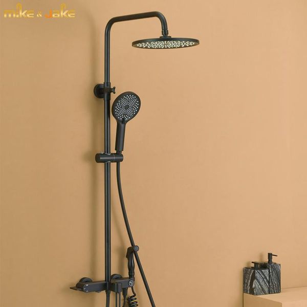 bathroom shower sets matte black set four function kit 10 inch head brass mixer
bathroom shower sets matte black set four function kit 10 inch head brass mixer