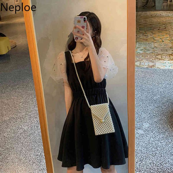 neploe summer woman dress sweet fashion korean vestidos mujer square collar puff sleeve robe patchwork gauze dresses 95401 210422, Black;gray
neploe summer woman dress sweet fashion korean vestidos mujer square collar puff sleeve robe patchwork gauze dresses 95401 210422, Black;gray
