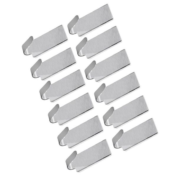 hooks & rails 24 pcs stainless steel strong adhesive hangers wall mounted coat hook traceless hanger for bathroom kitchen
hooks & rails 24 pcs stainless steel strong adhesive hangers wall mounted coat hook traceless hanger for bathroom kitchen