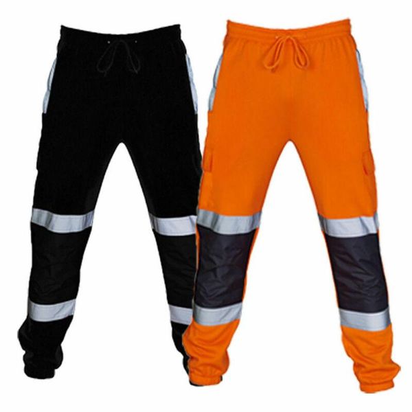 men's safety sweat pants hi viz vis work fleece bottoms jogging trousers joggers jeans, Blue
men's safety sweat pants hi viz vis work fleece bottoms jogging trousers joggers jeans, Blue