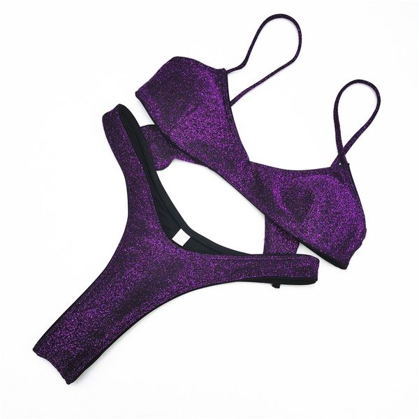 ladys purple bling bling shiny bikini set thong micro mini bikinis women swimsuit holiday beachwear swimwear bathing suit, White;black
ladys purple bling bling shiny bikini set thong micro mini bikinis women swimsuit holiday beachwear swimwear bathing suit, White;black