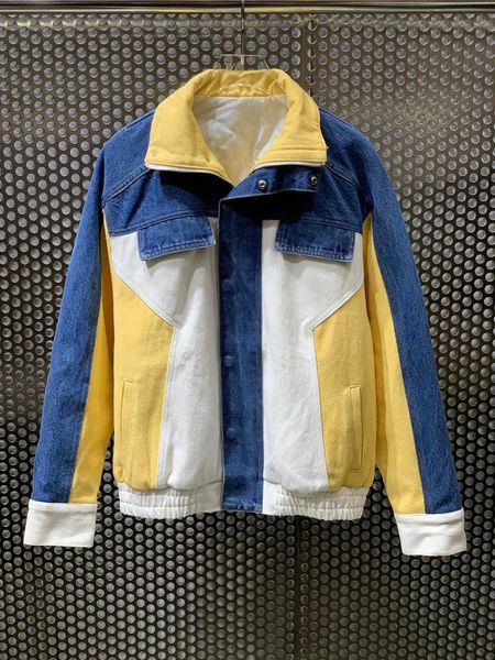 2021 new ladies fashion denim color matching suit jacket + lace trousers 2-piece set 1204, White
2021 new ladies fashion denim color matching suit jacket + lace trousers 2-piece set 1204, White