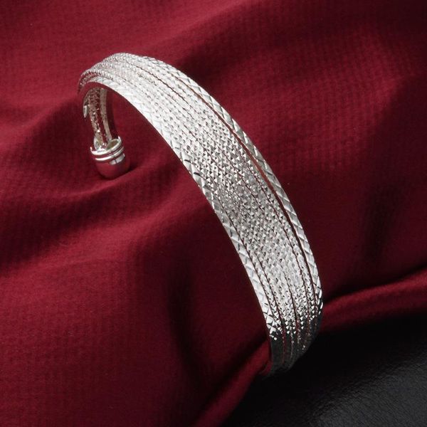 bangle silver plated bracelet bangles geometric pattern multi-line bracelets & fashion for women jewelry jl123, Black
bangle silver plated bracelet bangles geometric pattern multi-line bracelets & fashion for women jewelry jl123, Black