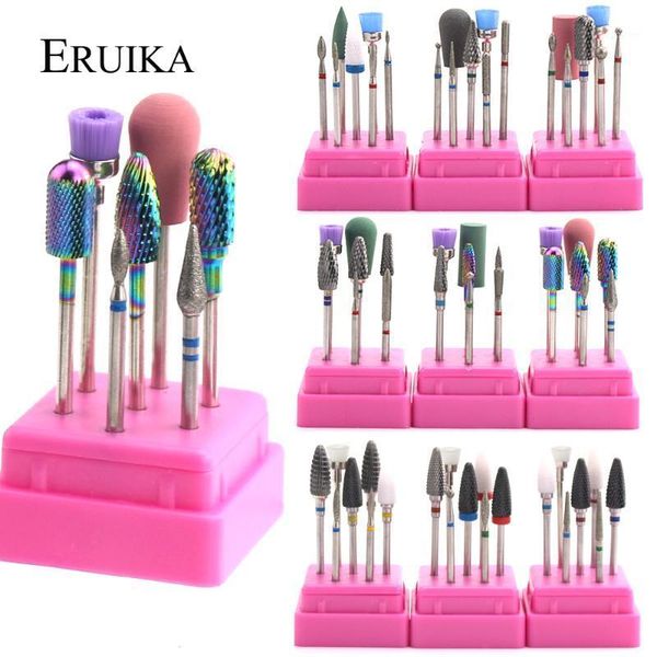 7pcs ceramic rainbow coated nail drill set rotary burr electric mills cutter for manicure machine clean bits art accessory1, Silver
7pcs ceramic rainbow coated nail drill set rotary burr electric mills cutter for manicure machine clean bits art accessory1, Silver
