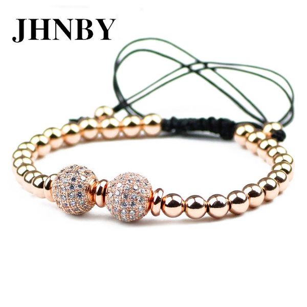 charm bracelets jhnby ball coin charms men bracelet rose gold color 5mm copper beads zircon braided rope women bangle fashion jewelry dropsh, Golden;silver
charm bracelets jhnby ball coin charms men bracelet rose gold color 5mm copper beads zircon braided rope women bangle fashion jewelry dropsh, Golden;silver
