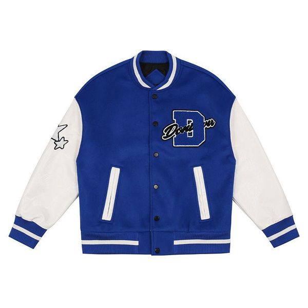 men's jackets letter embroidery jacket coat 2021 stitching baseball uniform casual loose y2k couple clothes, Black;brown
men's jackets letter embroidery jacket coat 2021 stitching baseball uniform casual loose y2k couple clothes, Black;brown