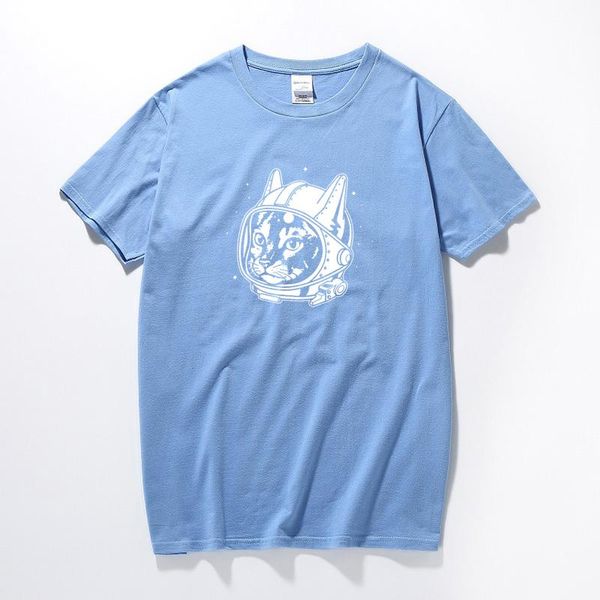 men's t-shirts camisetas hombre tee shirt cotton space cat print t casual loose men tshirt, White;black
men's t-shirts camisetas hombre tee shirt cotton space cat print t casual loose men tshirt, White;black