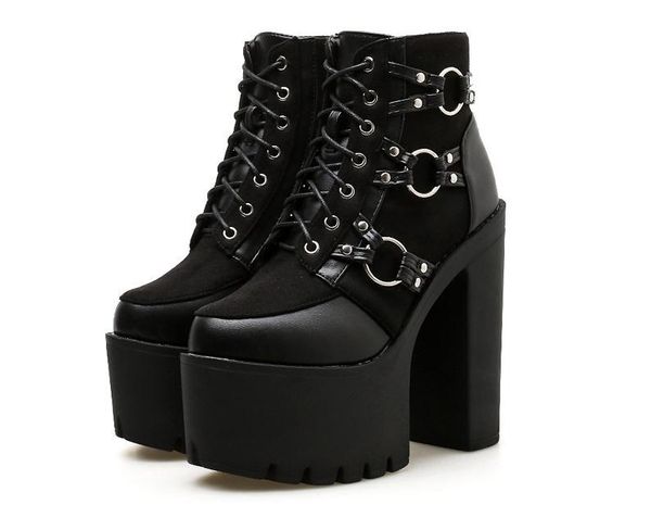 spring fashion motorcycle boots women platform heels casual shoes lacing round toe ladies autumn black height 15 cm
spring fashion motorcycle boots women platform heels casual shoes lacing round toe ladies autumn black height 15 cm