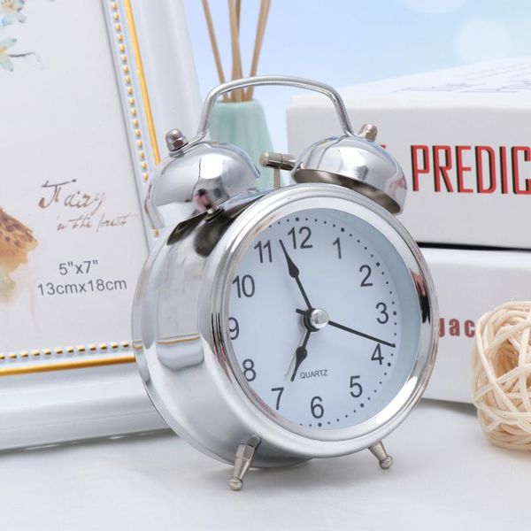 other clocks & accessories 3 inch mute metal alarm clock deskring bell kids with night light for home without battery (silver)
other clocks & accessories 3 inch mute metal alarm clock deskring bell kids with night light for home without battery (silver)