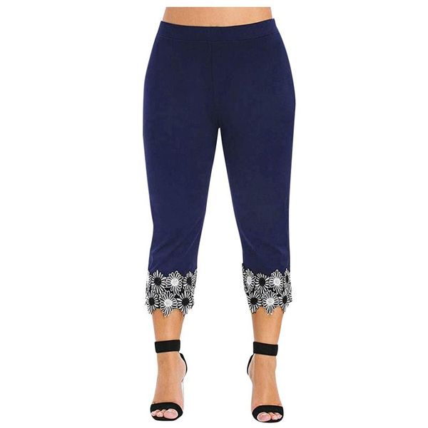 women's leggings women plus size applique lace splice solid elastic casual pants autumn high waist jeggings, Black
women's leggings women plus size applique lace splice solid elastic casual pants autumn high waist jeggings, Black