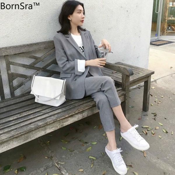 bornsra womens business suit female office uniform ladies formal trouser single breasted blazer jacket & pants suits 2021 two piece dress, White
bornsra womens business suit female office uniform ladies formal trouser single breasted blazer jacket & pants suits 2021 two piece dress, White