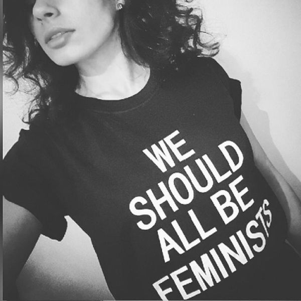 women's t-shirt we should all be feminist women white cotton casual t shirts ladies loose tees plus size fashion summer
women's t-shirt we should all be feminist women white cotton casual t shirts ladies loose tees plus size fashion summer