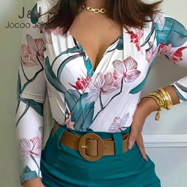 jocoo jolee women sets two piece flower printing spring elegant v-neck long sleeve short pant slim office lady 210518, White
jocoo jolee women sets two piece flower printing spring elegant v-neck long sleeve short pant slim office lady 210518, White